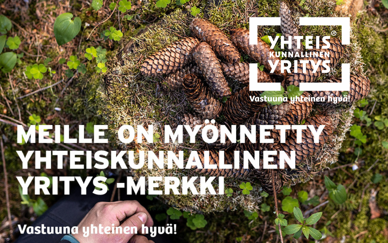 Metsänhoitoyhdistys Lounametsälle on myönnetty Yhteiskunnallinen Yritys -merkki